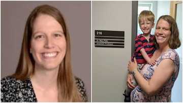 Heavily pregnant woman celebrates earning PhD after people told her it wasn't achievable