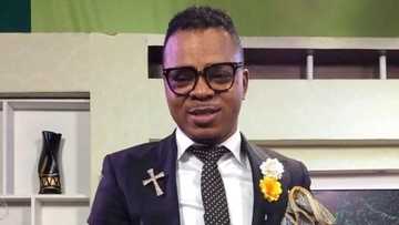 Obinim gets Ghanaians laughing as he reveals funny names of 2 of his 'angel friends' in latest video