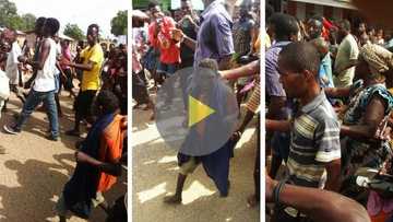 Natives of Sogakope claim to have captured a dwarf god, but we don't think so