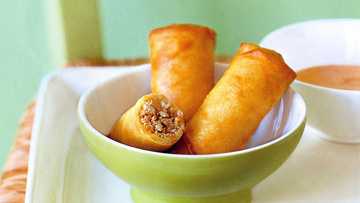 How to make spring rolls in Ghana