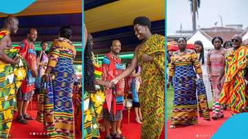 Otumfuo’s wife and children attend Grand Durbar for Eswatini king, video stirs reactions