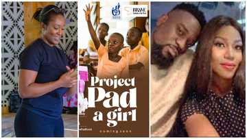 Tracy Sarkcess fights to end period poverty while her husband Sarkodie fights Yvonne Nelson on the streets