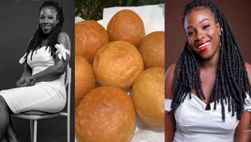 Aba Agyeiwaa Hall: Meet the Central University graduate who decided to sell 'bofrots' after school
