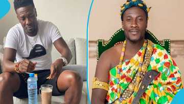 Asamoah Gyan claims alcohol is the secret to his handsome looks at 37