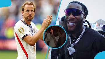 Harry Kane spotted with his 'favourite artist' Burna Boy at a club as speculation soars, video emerges