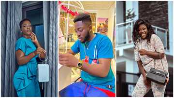 Asantewaa's kid brother shows off freshness in lovely photos
