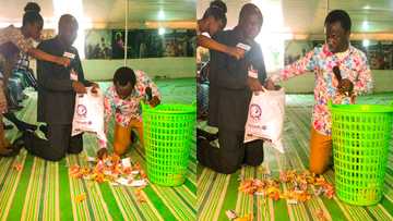 Ghanaian prophet donates church offering & donations to man facing challenges; he bursts into tears