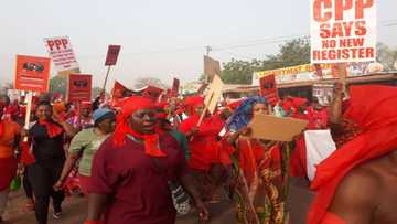 Scores of NDC members go on 'Yenpini demo' to protest new voters' register