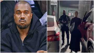 Kanye West confronts nosy Paparazzi taking photos of him and rumoured wife