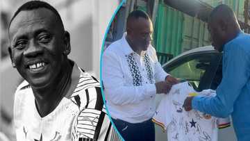 Black Stars: Akrobeto almost discards autographed team jersey, netizens react to his ignorance