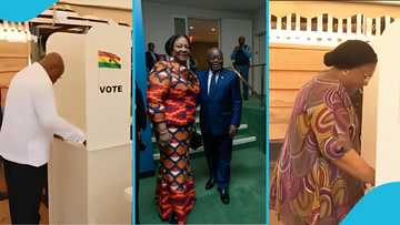 Election 2024: President Akufo-Addo and wife vote in his Kyebi hometown