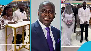 Tobinco CEO's beautiful niece marries her partner in a simple wedding ceremony, video