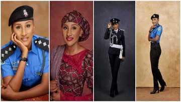 Photos of female Nigerian police officer many say is the most beautiful in the force goes viral, people gush