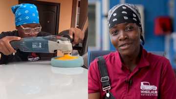 Nayila Faisal: Meet the 19-year-old Ghanaian female car detailer and sprayer ruling in a male-dominated field