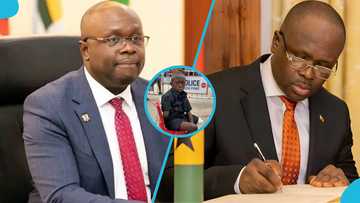 Physically challenged boy Omane Boamah helped denied access to funeral, looks sad in viral video