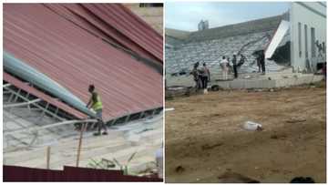 Jackson Park redevelopment project in Koforidua collapses, injures two people