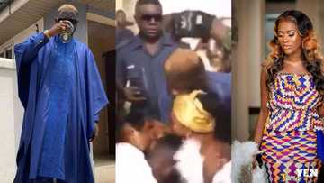 Breaking: Fella Makafui collapses while dancing with Medikal; video drops