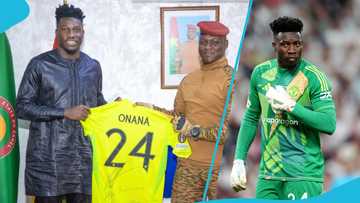 Man United star touches down in Burkina Faso, gives special gift to President Traore