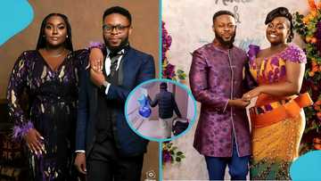 Ghanaian actor Kalybos and wife welcome first baby, fans celebrate online