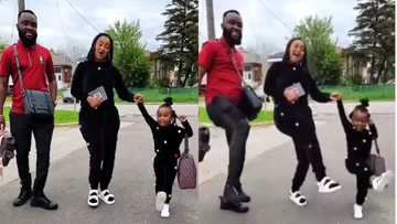 Video of Baby Maxin dancing to Simi's Duduke with her mom and dad in Canada warms hearts