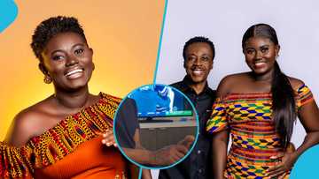 Afua Asantewaa Singathon's husband massages her feet without gloves in a viral video