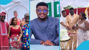 Mahama's presidential aide Dr Sammy Ayeh marries fiancée in a private wedding, videos emerge