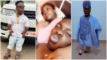 Shatta Bandle caught in bed with his beautiful baby mama, video of them cuddling causes stir online