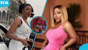 Kennedy Agyapong's wife visits Moesha Boduong and feeds her, video saddens fans