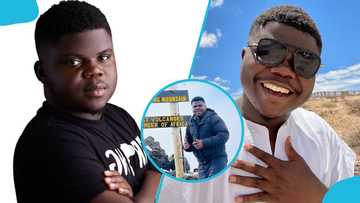 Wode Maya climbs Mount Kilimanjaro, shares photos as he makes it to the peak