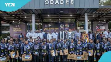 WASSCE: 47 Presec boys get laptops from Okudzeto Ablakwa after scoring 8 As