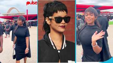 Gyakie faces heavy criticisms as she rocks Rihanna's iconic mullet hairstyle to an event