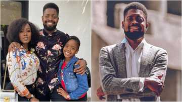 Comedian Basketmouth shares beautiful family photo of his wife and daughter