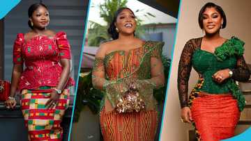 Presidential inauguration: Jackie Appiah, Joyce Bawah and others who stood out with their classy kente gowns