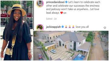 Jackie Appiah breaks silence amidst ongoing backlash from public after videos of mansion popped up online