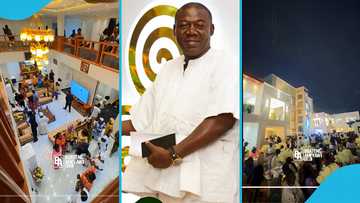 SG Mall owner Nana Semanhyia unveils multi-million dollar gigantic mansion in Kumasi