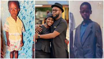 Kalybos: Ahuofe Patricia shares childhood photos of her friend on his birthday to celebrate him
