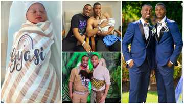 Gay couple welcomes baby girl born through surrogate, netizens gush over adorable photos “This can only be God”