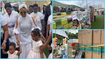 Beautiful videos drop as McBrown donates fridges, air-cons, TV to Bekwai Hospital, fans react