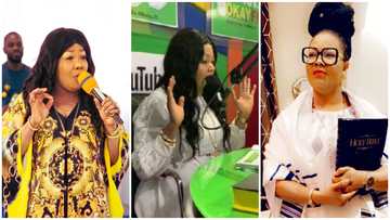 Agradaa disgraces herself as she quotes non-existent Bible quotation while preaching, video stirs laughter