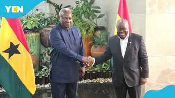 Mahama meets Akufo-Addo after historic election victory to inaugurate transition team