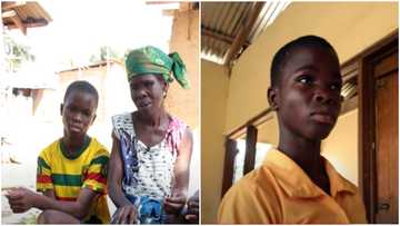 Sad story of a 13-year-old orphan who takes care of her older family because they're all blind