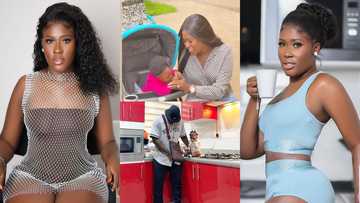 Latest video of Fella Makafui and Medikal's pretty daughter stirs debate over her looks