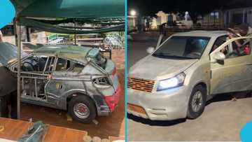 KNUST final-year students convert petrol car into fully electric vehicle, video