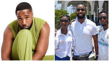 Famous Ghanaian actor Harold Amenyah donates at Mosque to mark his birthday