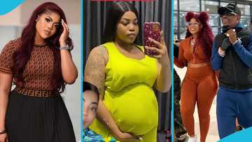 Shatta Wale's girlfriend Maali flaunts baby bump amid pregnancy and new child rumours