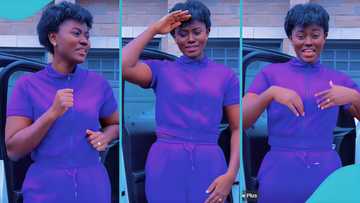 Afua Asantewaa shows joyful dance moves after reportedly resolving marriage issues