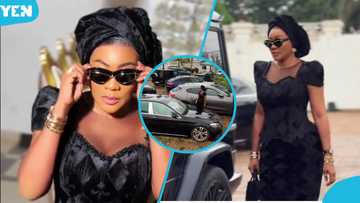 Chairman Wontumi's 2nd wife flaunts G-Wagon after makeup session in trending video