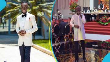 Asantehene: Akwaboah halts honeymoon to perform for Otumfuo Osei Tutu, brags about his showmanship