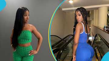 Kelly Bhadie rocks a black see-through dress, shakes her backside on a yacht: "Eno dey shake"