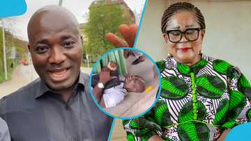 Old video of Appiah Stadium sleeping on the floor during encounter with Lordina Mahama resurfaces